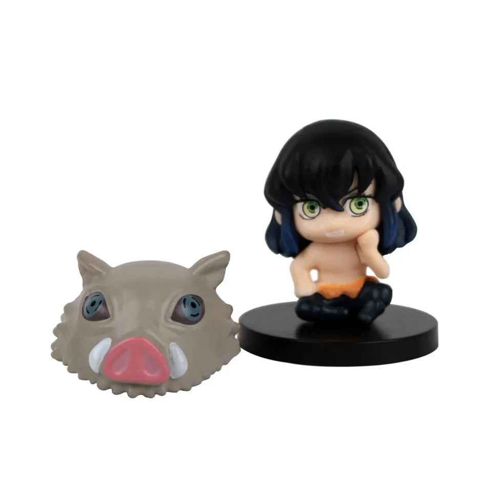 Mini Action Figures Demon Slayer - Kit Exclusivo Colecionável