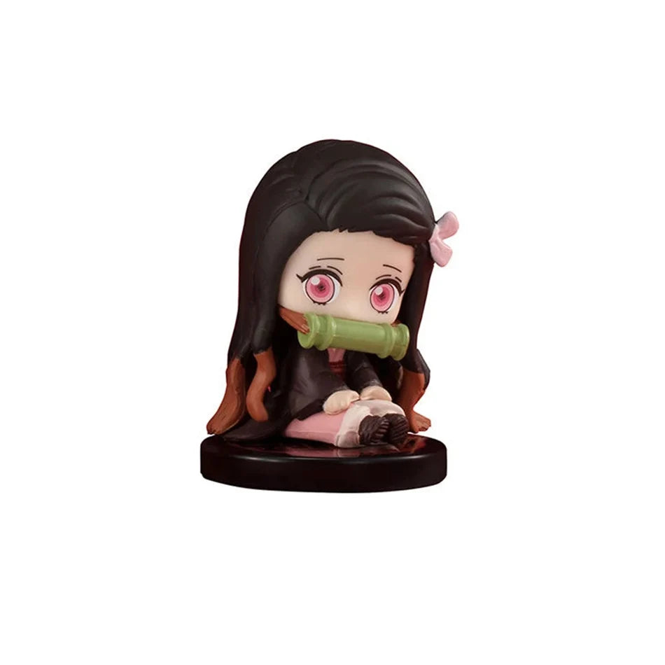 Mini Action Figures Demon Slayer - Kit Exclusivo Colecionável
