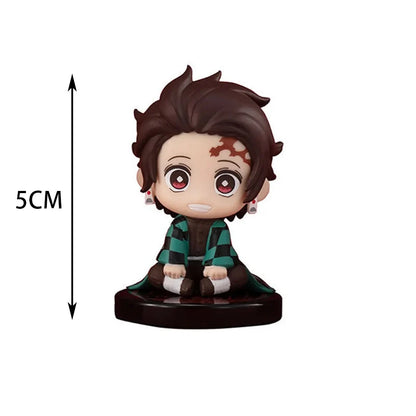 Mini Action Figures Demon Slayer - Kit Exclusivo Colecionável
